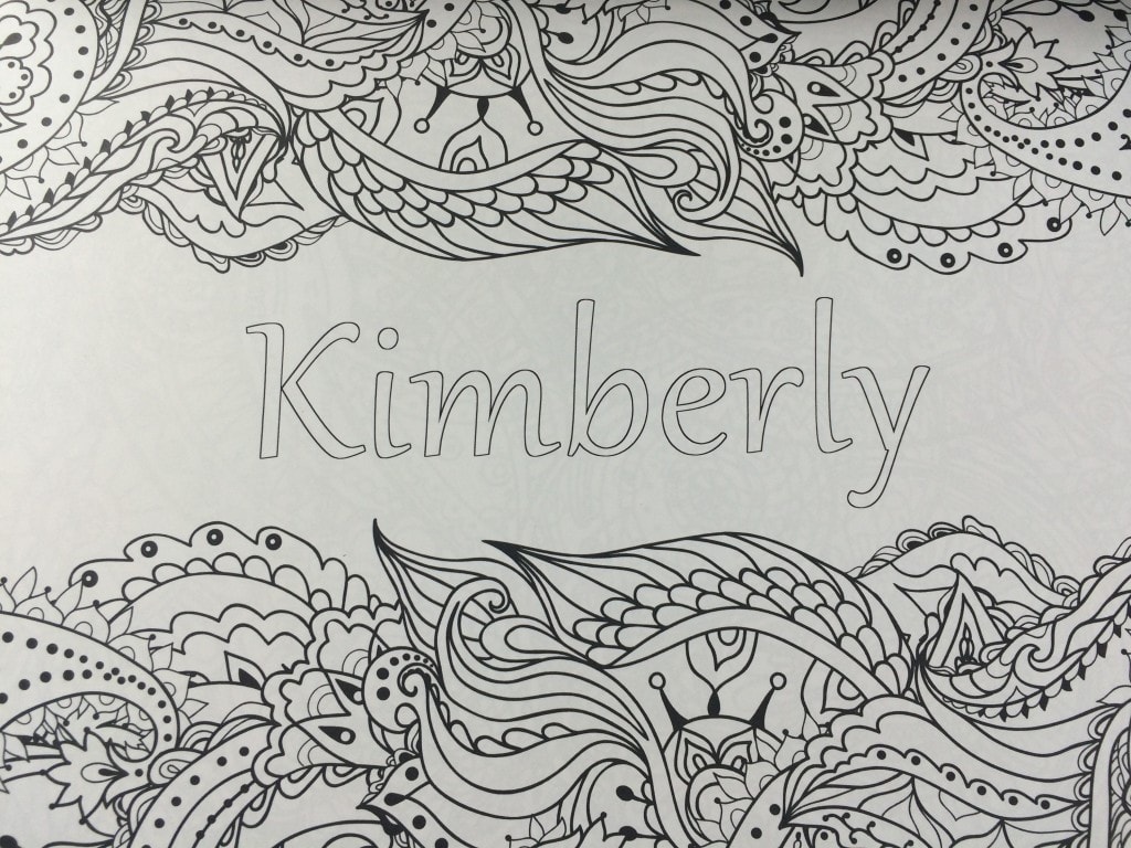 Personalized Adult Coloring Books from Put Me in the Story - Kim and Carrie