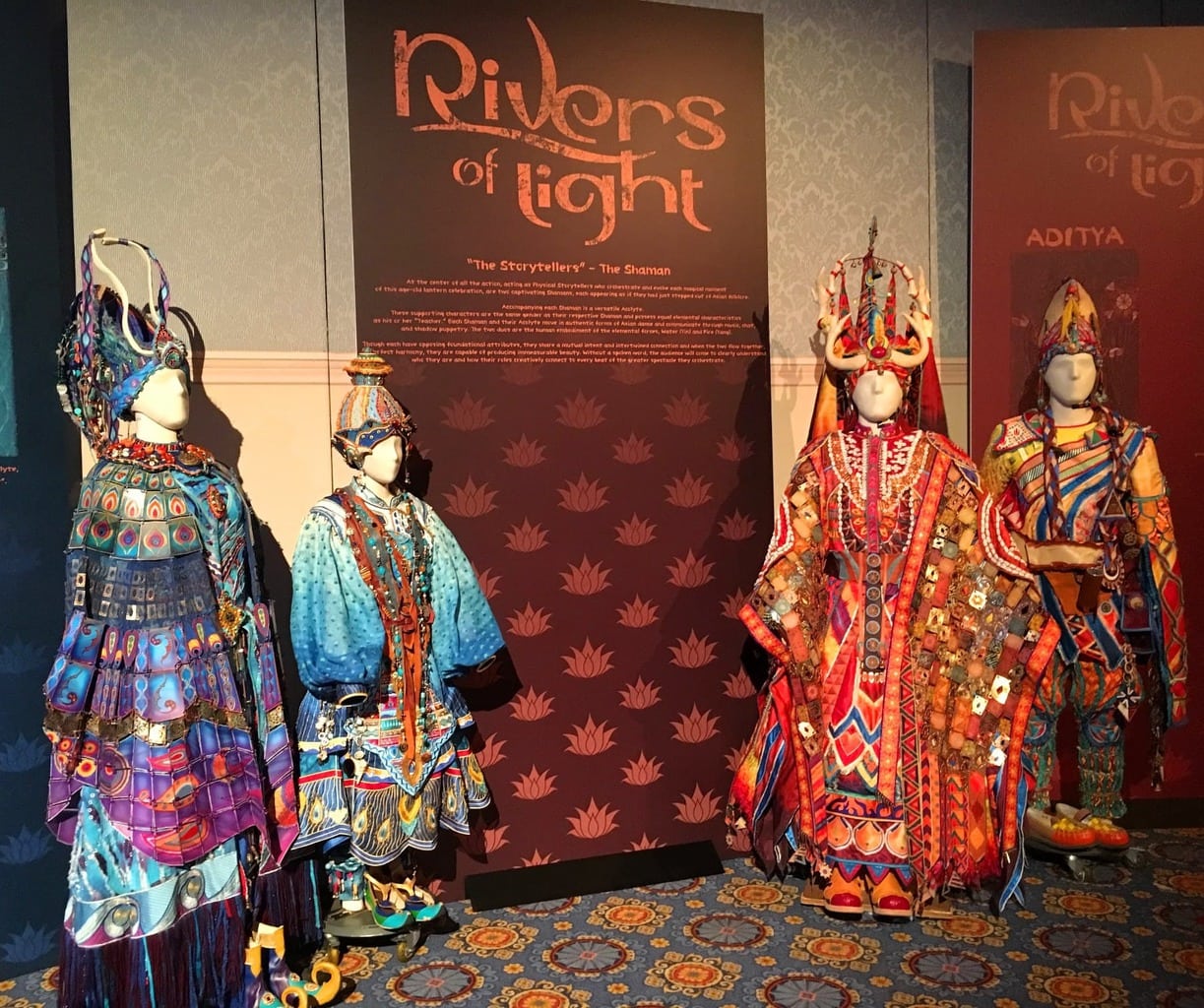 Costumes From Rivers of Light Nighttime Spectacular at Disney's Animal Kingdom Kim and Carrie