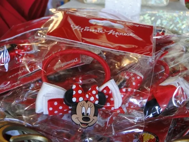 Minnie Mouse Hair Elastic Tie with Ribbons