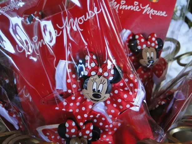 Minnie Mouse Hair Bows with Polka Dot Ribbons 