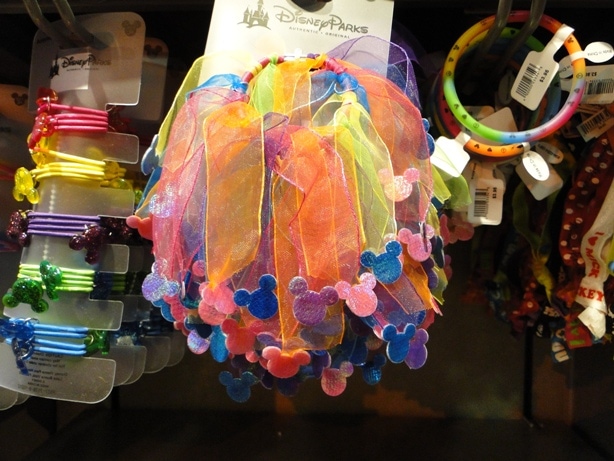 Colorful Hair Ribbons With Mickey Heads