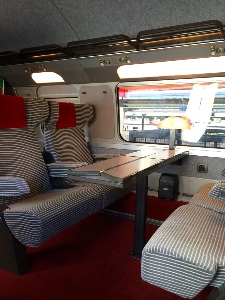 TGV Train Seats
