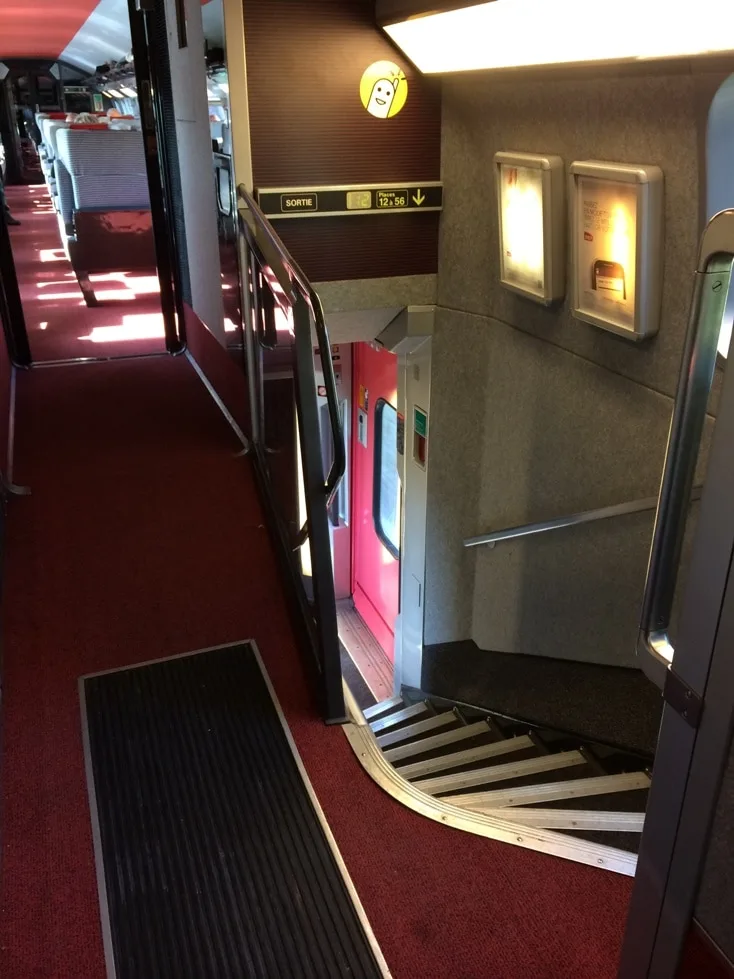 Common Area TGV Train Staircase 