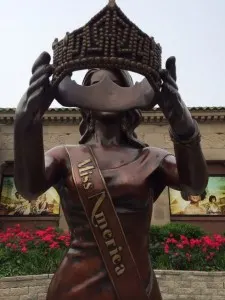 Miss America Statue with Crown