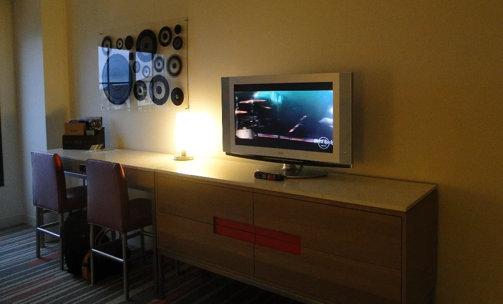 Hard Rock Hotel Orlando room tv