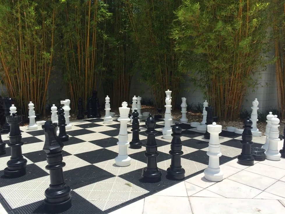 Huge Outdoor chess set B Resort
