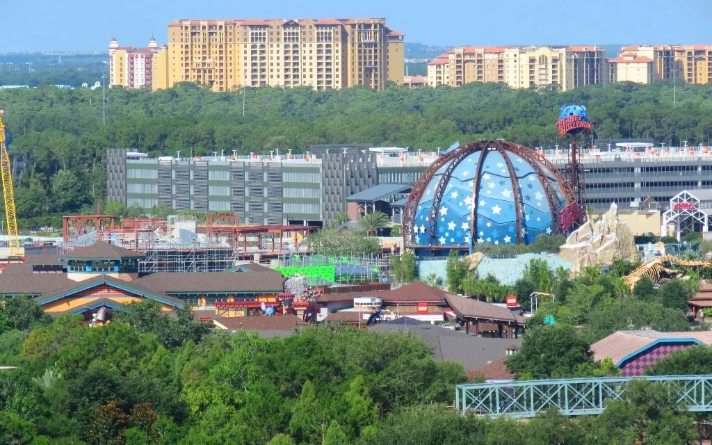 Zoomed in View of Planet Hollywood Area