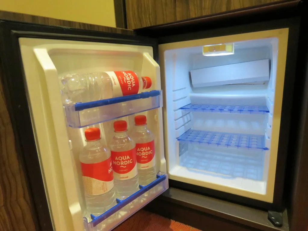 AmaCerto AmaWaterways Bottled Water in Refrigerator