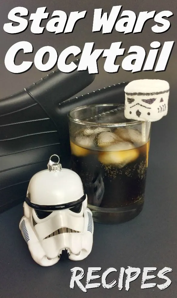Star Wars drink recipes for adults. These cocktail beverages celebrate Star Wars and classic movie icons. Perfect for movie night in or celebrating the new Star Wars movie