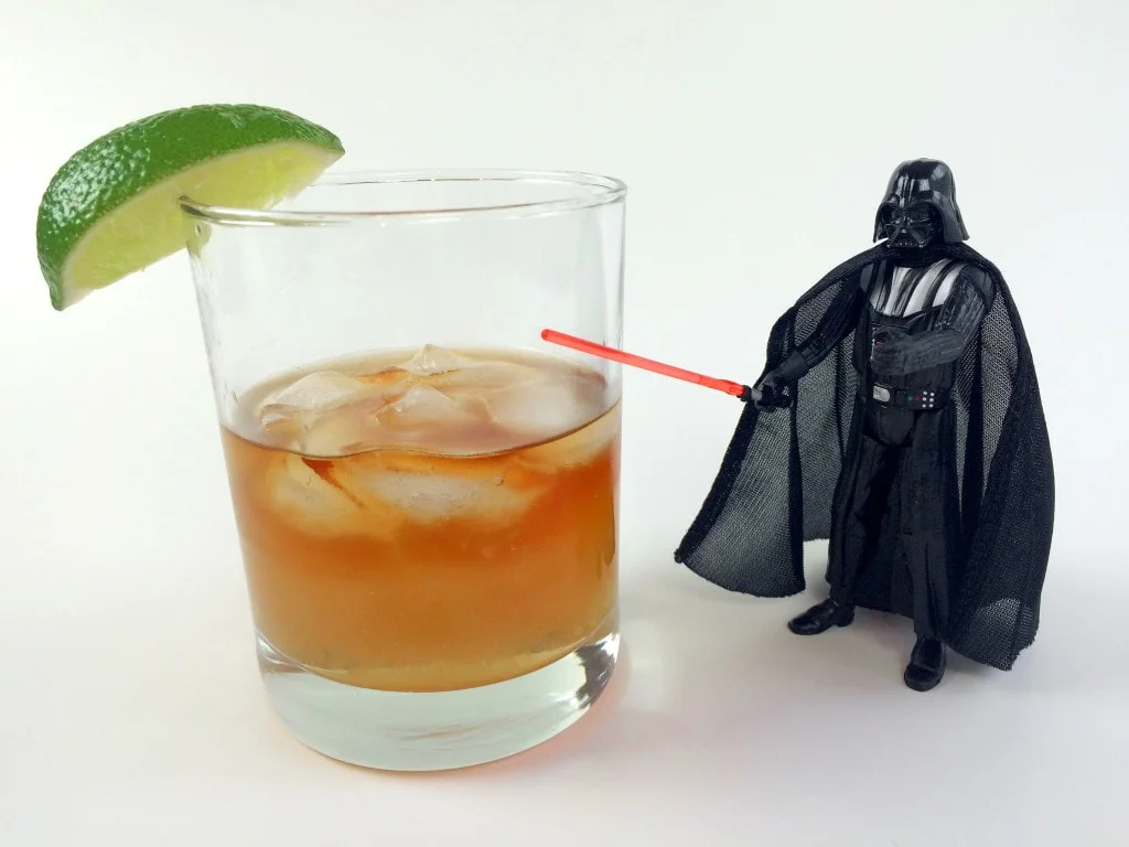 Dark and Stormy Cocktail Recipe with Darth Vader