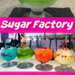 sugar factory Orlando cocktails menu and food Pinterest image