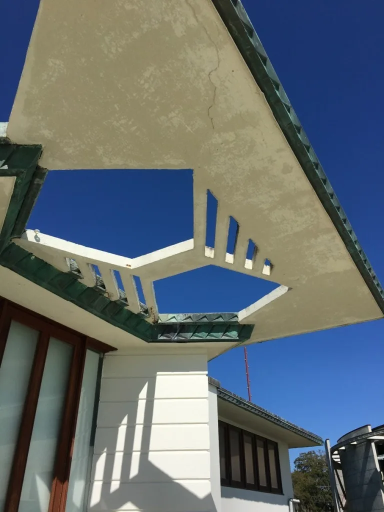 Frank Lloyd Wright Architecture Florida Southern College Campus Roof Detail