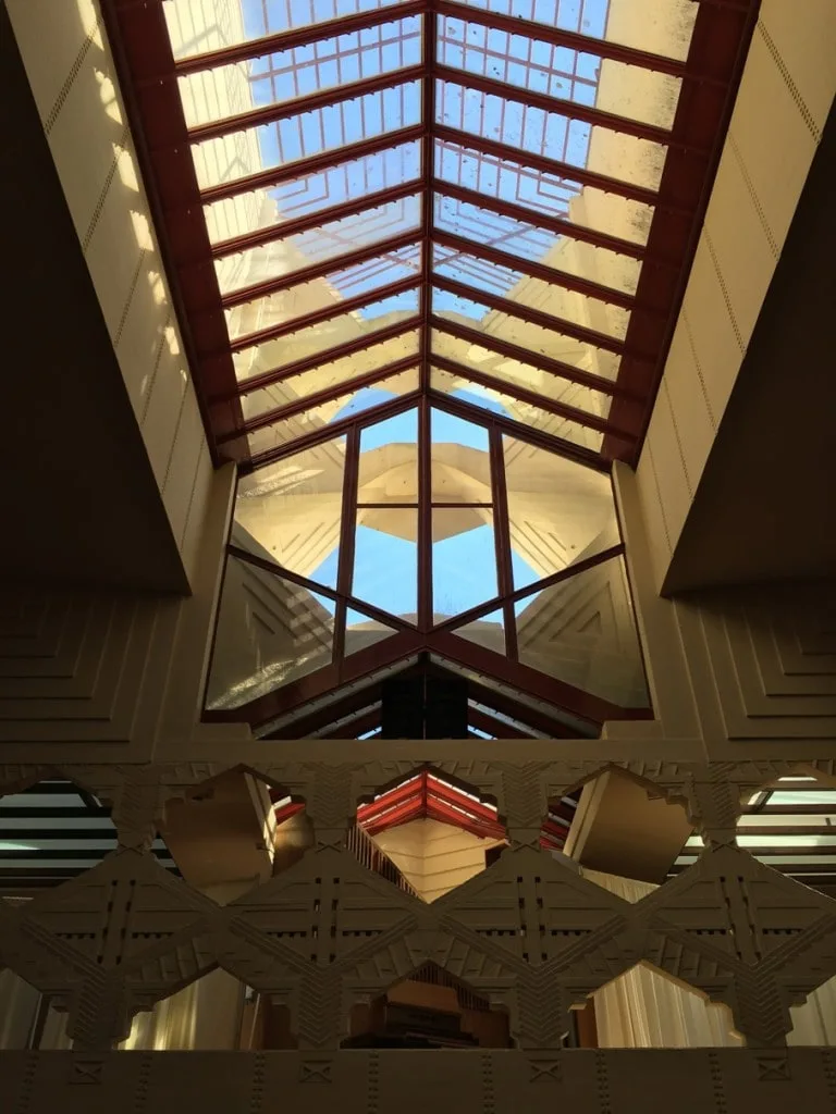 Frank Lloyd Wright Architecture Florida Southern College Campus Inside Pfeifer Chapel