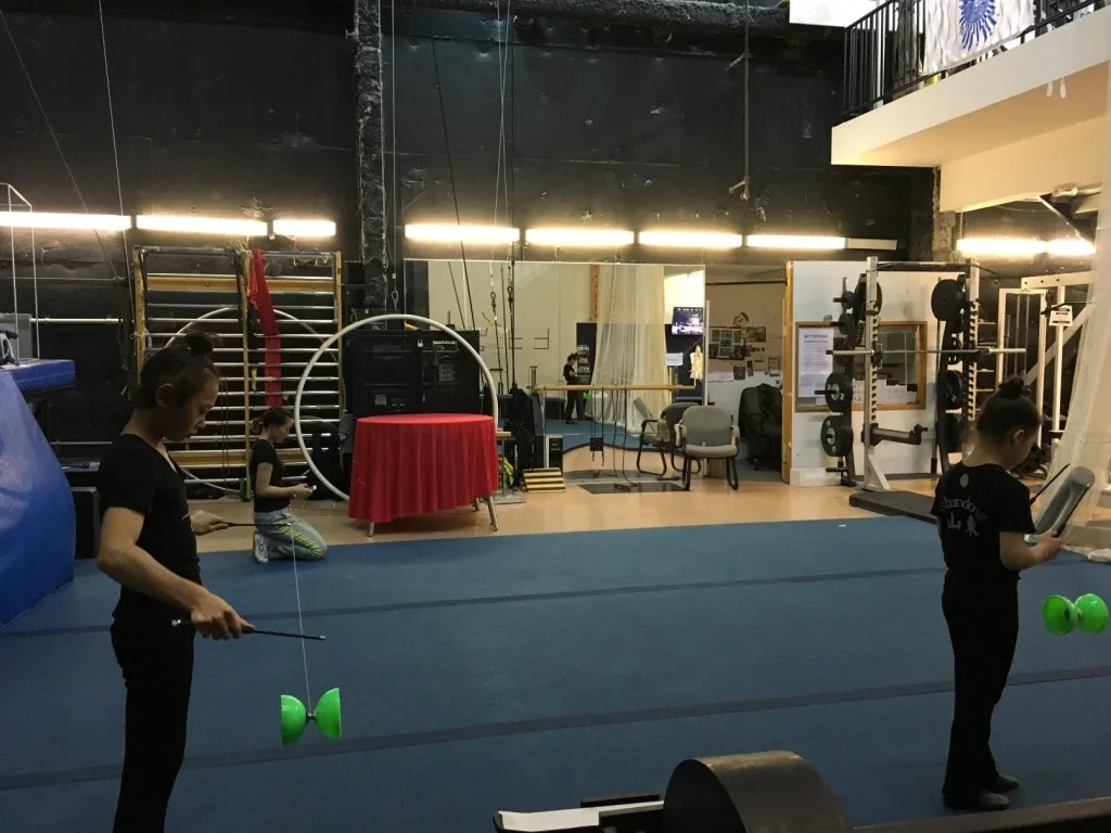 Cirque du Soleil La Nouba Walt Disney World Disney Springs Backstage Gym