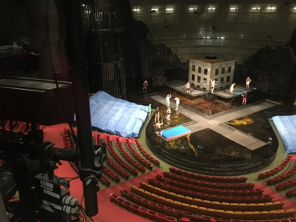 Cirque du Soleil La Nouba Walt Disney World Disney Springs Backstage Production booth