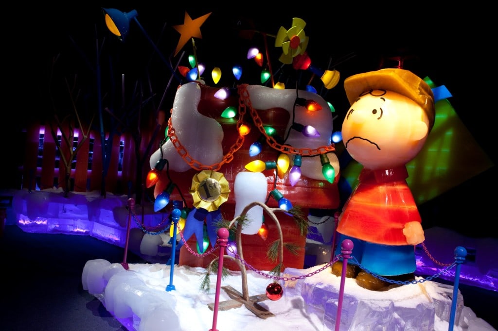 2016 ICE! will feature a Peanuts theme. Just one unique event as part of the Christmas at Gaylord Palms Celebration held November 18, 2016 - January 1, 2017