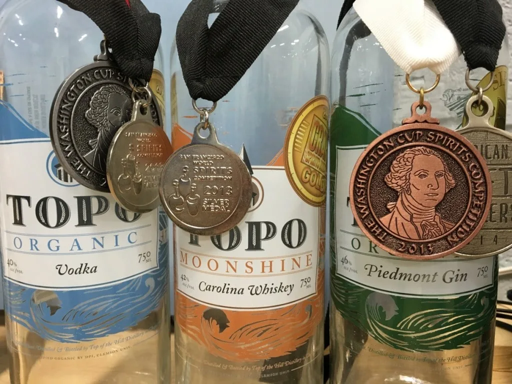 TOPO Organic Spirits Distillery Chapel Hill NC Tour
