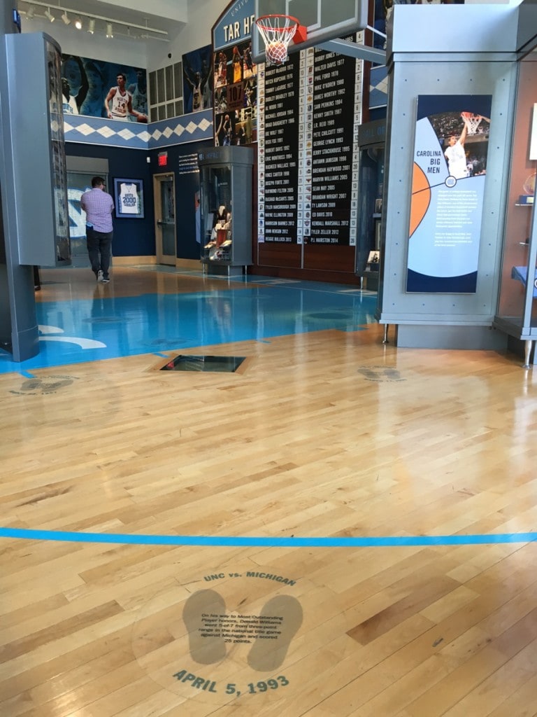 3 Day Weekend in Chapel Hill, NC. A must-see place to visit is the Carolina Basketball Museum on the UNC Chapel Hill Campus.