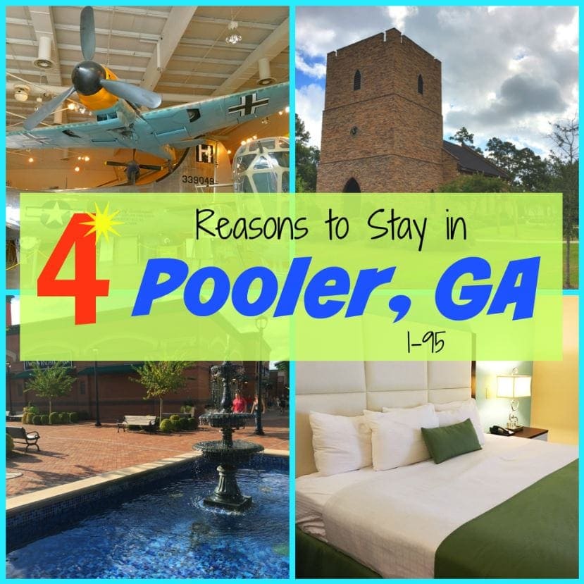 4 Reasons to Stop at the Pooler, Georgia exit while driving on I-95. Stay overnight and have fun with these attractions and destinations.