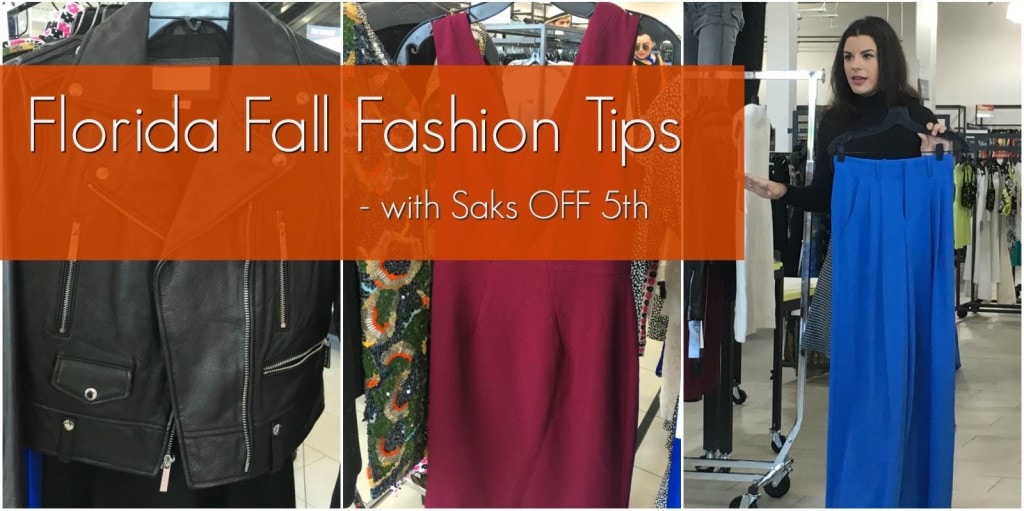 Florida Fall Fashion Tips Shopping at Saks OFF 5th Kim and Carrie