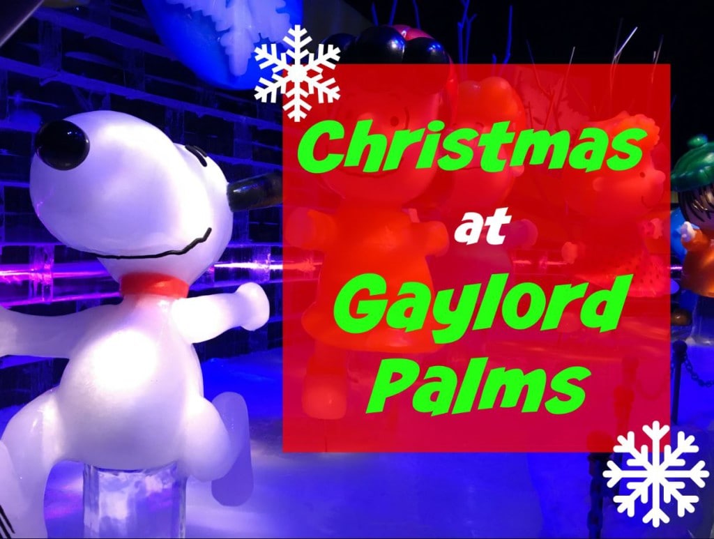 Christmas at Gaylord Palms Resort near Orlando is amazing!!! This is one of the best holiday events in central Florida! ICE! is the most popular attraction, but look at all of these fun activities at the Kissimme resort just 5 minutes from Disney World!