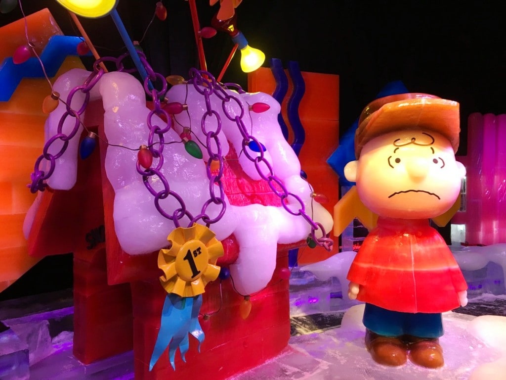 A Charlie Brown Christmas is the 2016 theme of ICE! at Gaylord Palms! We love this holiday tradition in Orlando! It's the best Christmas event in Kissimmee and Central Florida! Here's what you need to know - and bring - before you go to ICE!