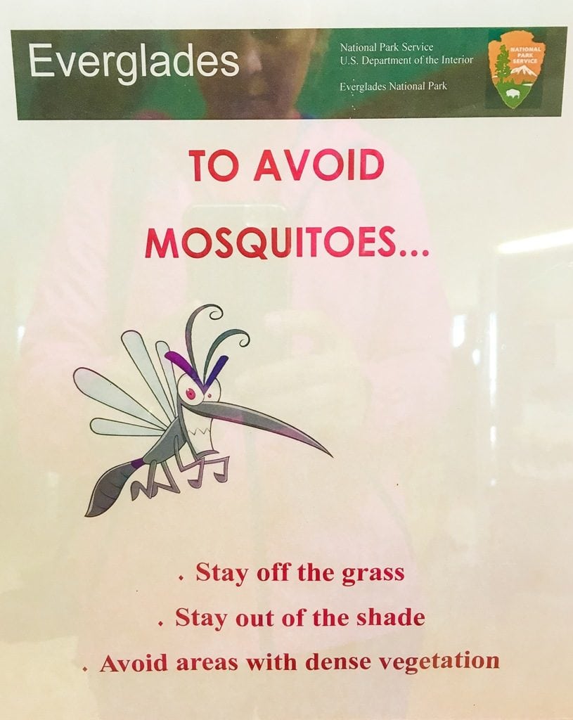 National Park Staff tips for avoiding mosquito bites. Everglades National Park in Florida offers up these helpful hints.