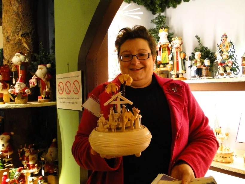 World famous Kathe Wohlfahrt Christmas stores are like a holiday wonderland! Step inside this handmade German wooden toy wonderland. Plus, the German Christmas museum! You've got to see it to believe it!