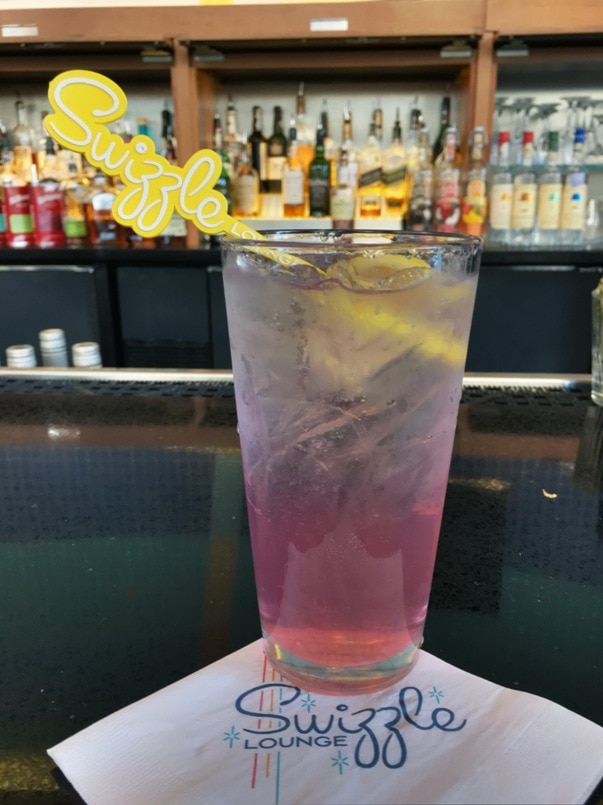 cocktail at Swizzle bar at Universal's Cabana Bay beach resort