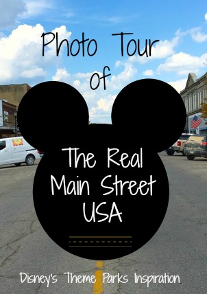 What does the REAL Main Street USA look like? A photo tour of Walt Disney's inspiration for his theme parks, Disneyland and Walt Disney World. Marceline, Missouri is the town where Walt Disney lived. These are the sites and locations that inspired him and fostered his creativity.