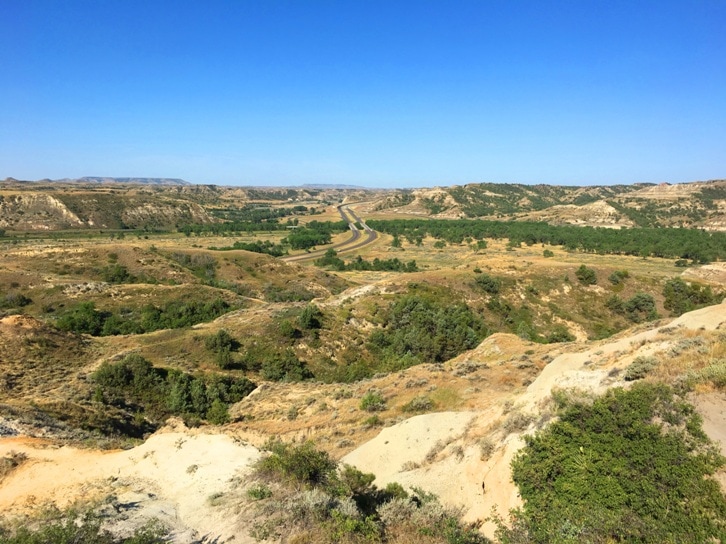 Plateau view from Theodore Roosevelt National Park