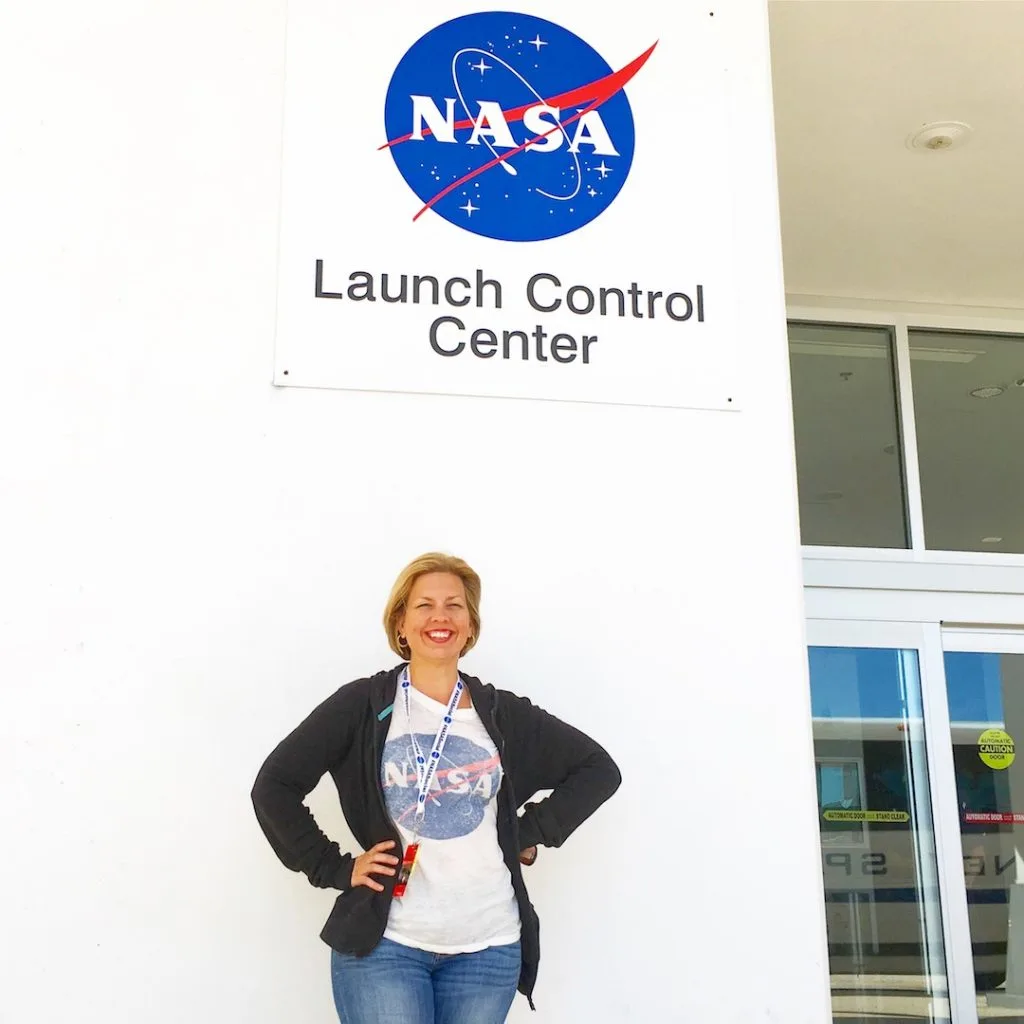 Kim at Launch Control Center with NASA Social