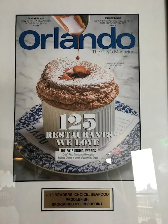 Magazine Best Seafood restaurant in Orlando