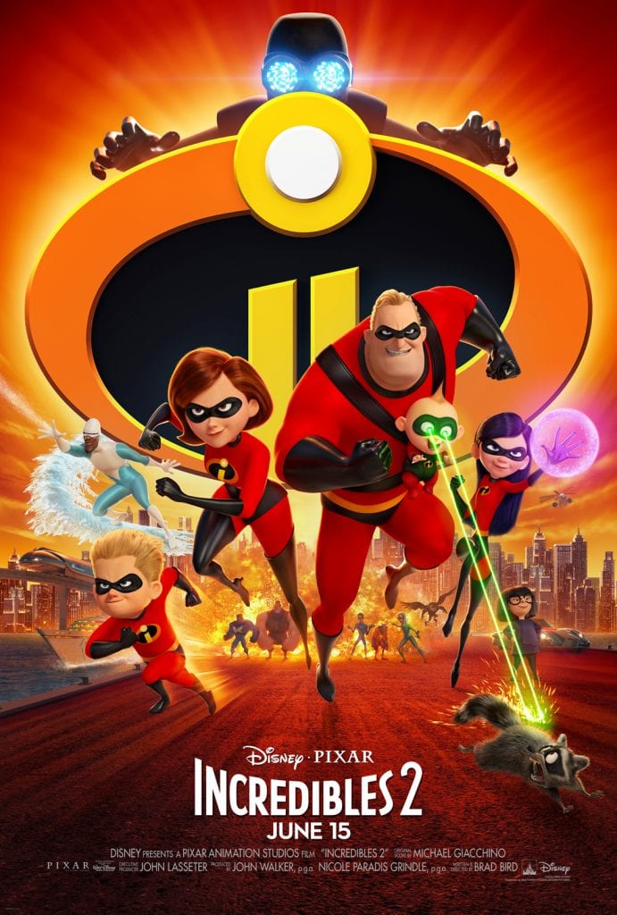 Incredibles family from the Disney movie