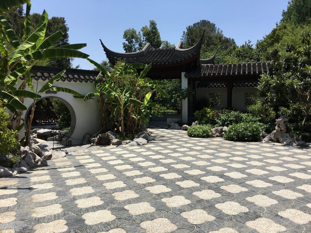 China Garden Courtyard Huntington Gardens Pasadena California