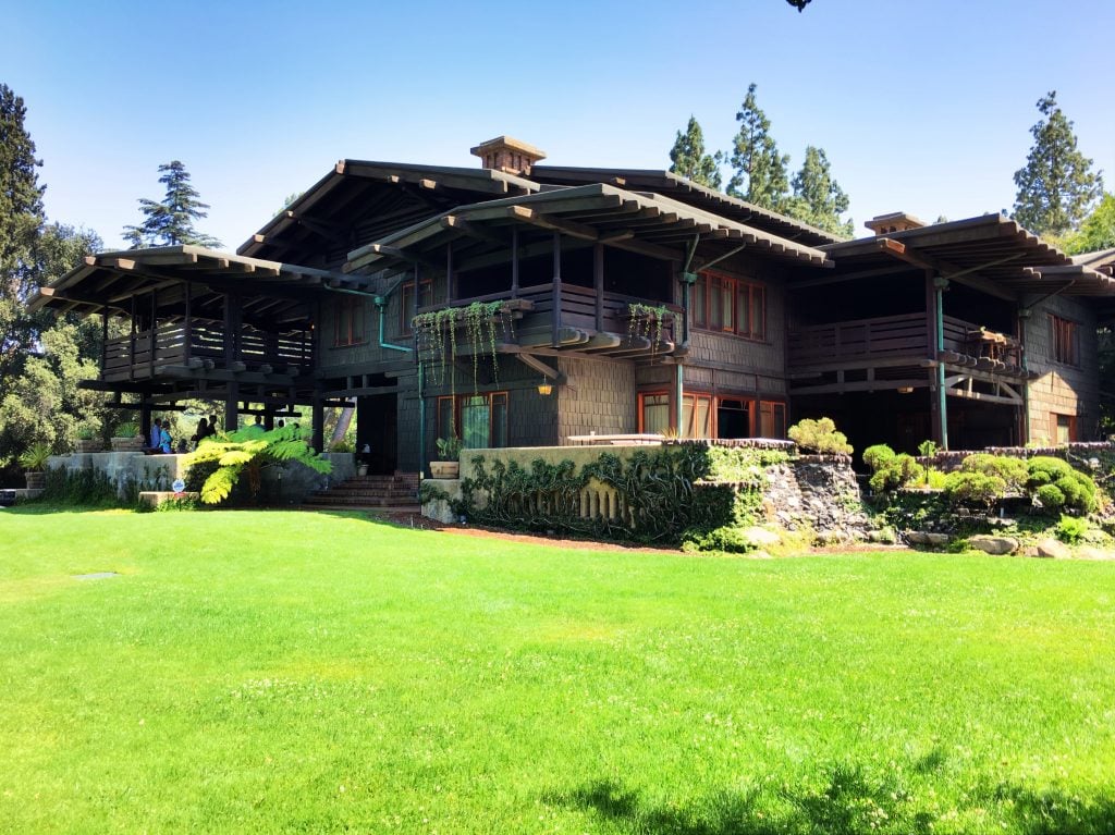 Gamble House Back View Pasadena California