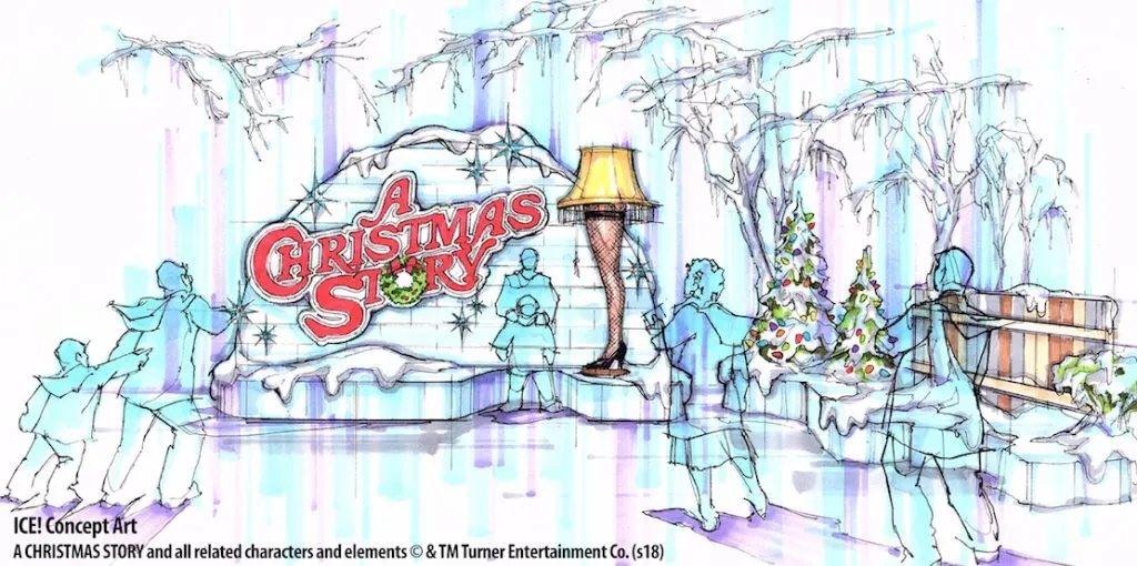 ICE A Christmas Story 2018 at Gaylord Palms rendering