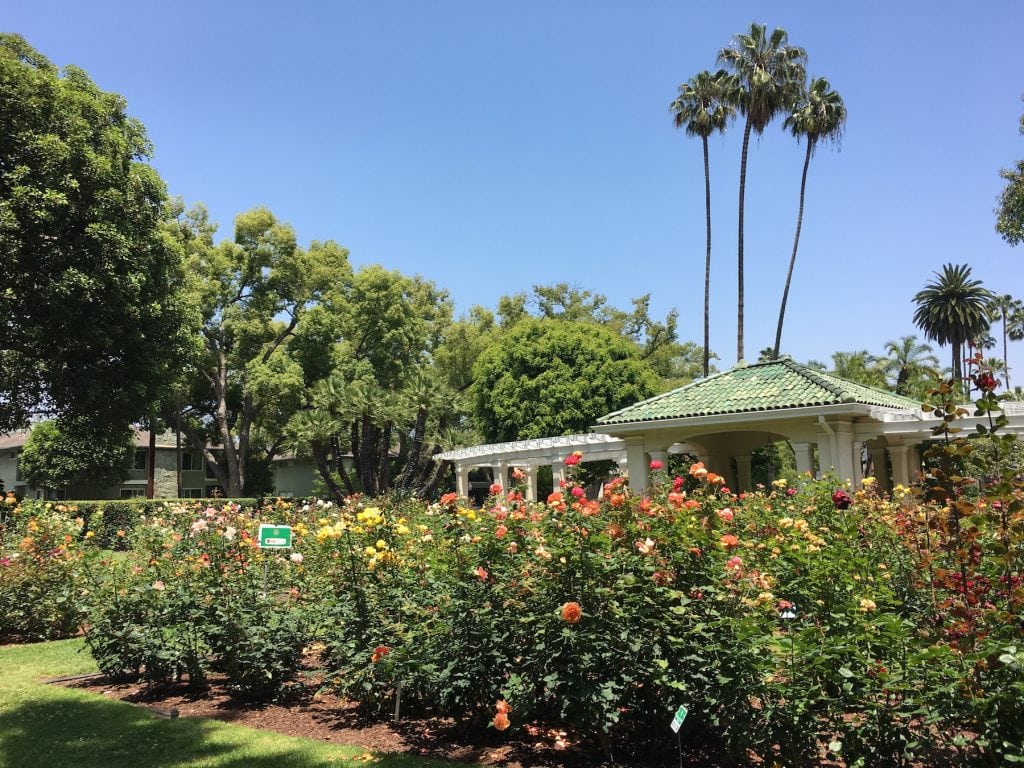 Tournament House Rose Garden Pasadena California