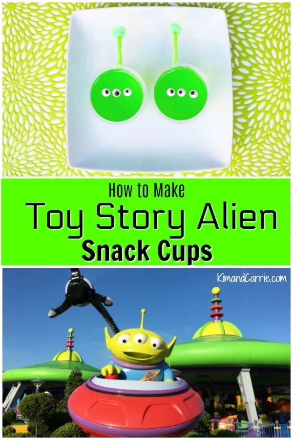 Toy Story Alien Gelatin Cups Tutorial Instructions