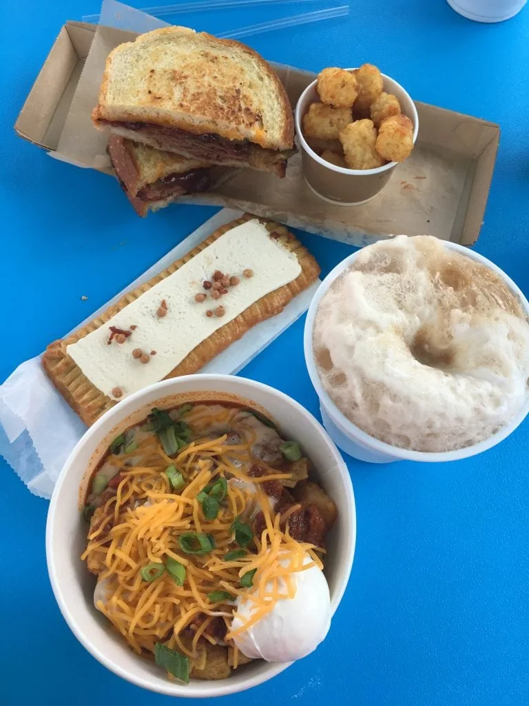 brisket sandwich rootbeer float pop tart totchos Toy Story Land