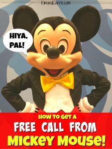 How to Get a Free Call from Mickey Mouse - Kim and Carrie