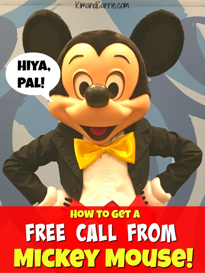 How to Get a Free Call from Mickey Mouse Wanderful World of Travel