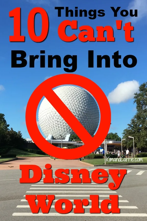 10 Things You Can't Bring Into Disney World