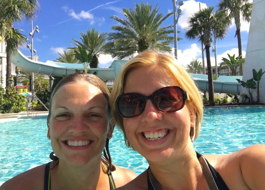 two women in pool at Cabana bay Beach Resort