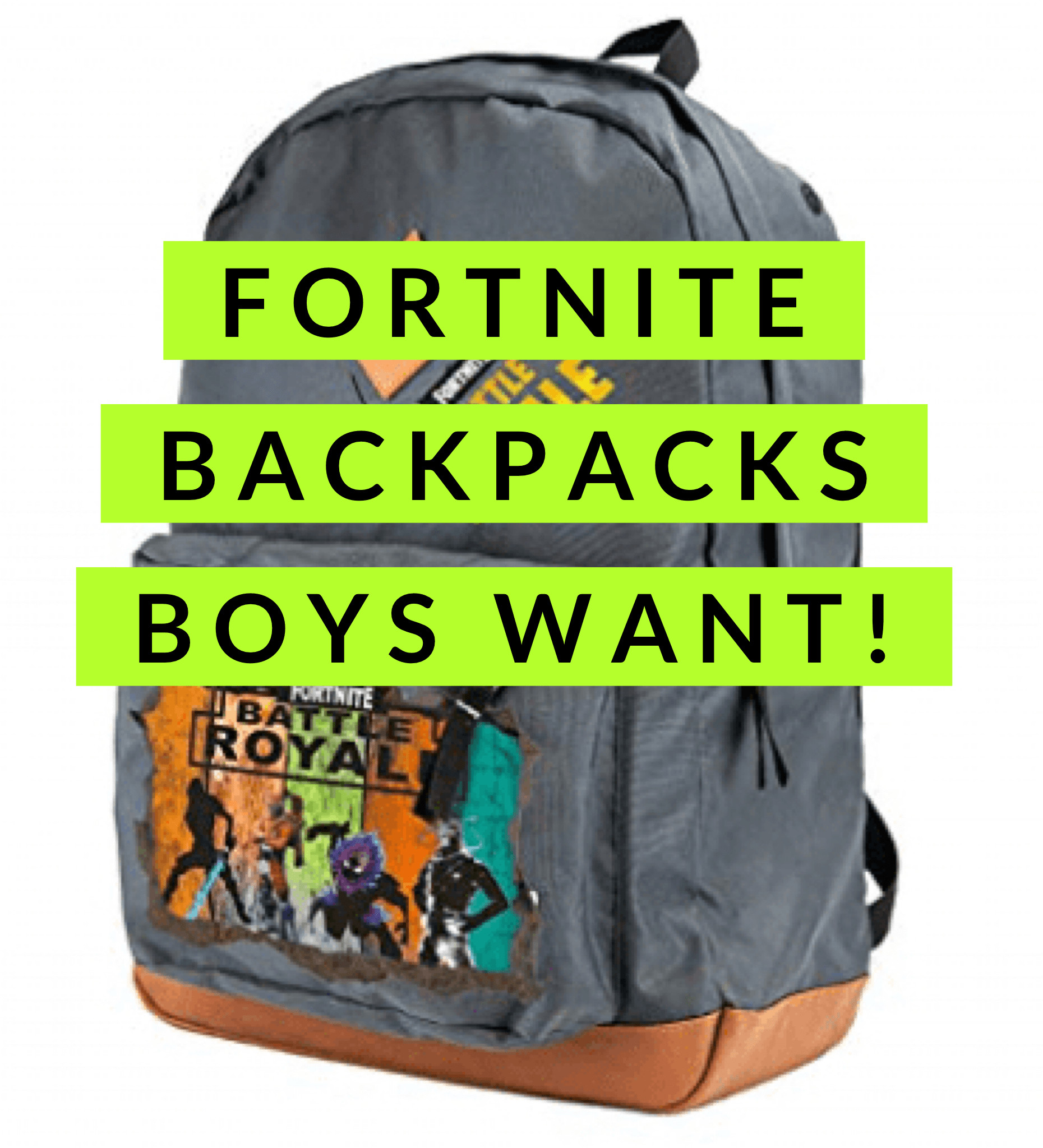boys fortnite backpack