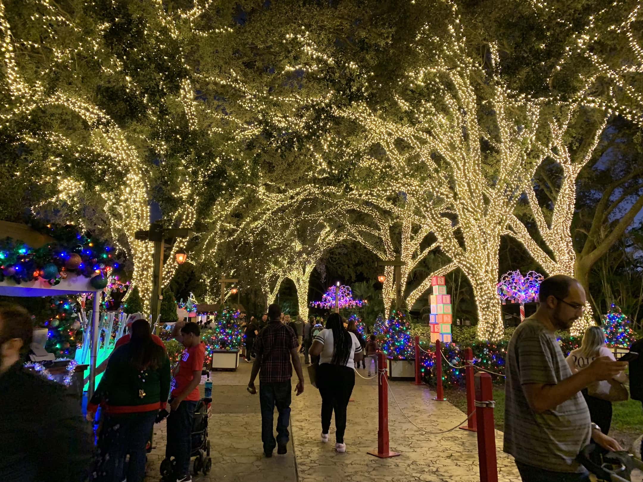 Busch Gardens Tampa Christmas Town 2025