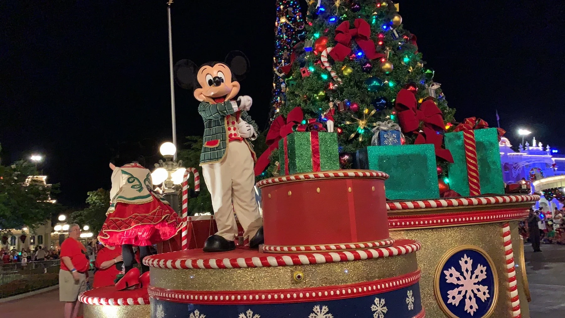 Mickey Mouse in Very Merry Christmas Parade Magic Kingdom