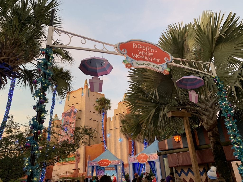 Rudolphs Winter Wonderland Busch Gardens Christmas Town Tampa Bay
