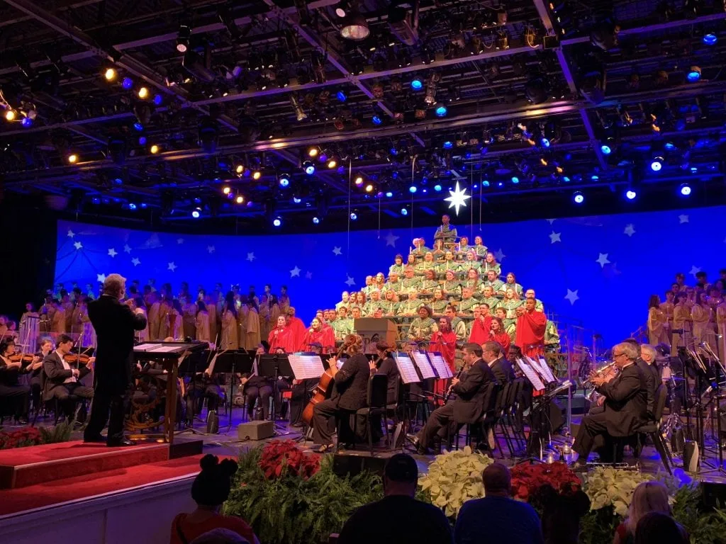 Epcot Candlelight Processional choir