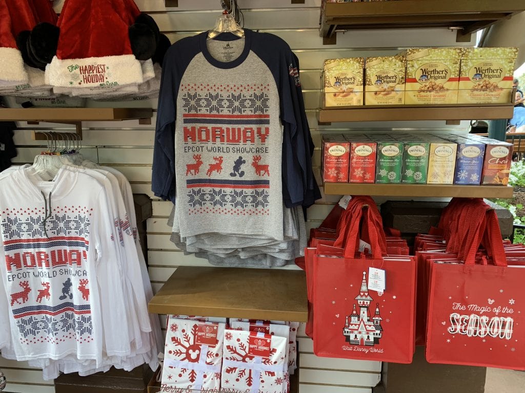 Epcot Norway Christmas merchandise